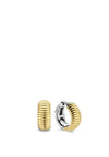 Ti Sento Milano Ribbed Hoop Earring, Gold