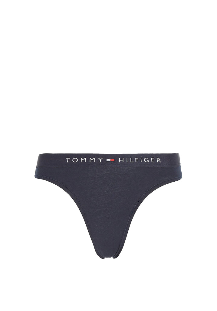Tommy Hilfiger Girls 2 pack Bikini Brief Klu/Cursive/Aop/Luminous Blue