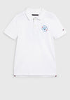 Tommy Hilfiger Boy Short Sleeve Timeless Polo, White