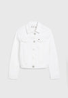 Tommy Hilfiger Girls Denim Trucker Jacket, White