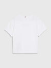 Tommy Hilfiger Girls Timeless Short Sleeve Tee, White