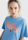 Tommy Jeans Womens Pop Crew Neck Tshirt, Skysail