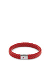 Tommy Hilfiger Mens Braided 2790329 Bracelet, Red