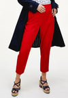 Tommy Hilfiger Womens Tapered Trousers, Red