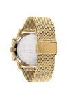 Tommy Hilfiger Mens Metal Mesh Strap Watch, Gold