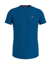 Tommy Jeans Jaspe Crew Neck T-Shirt, Regatta Blue Heather