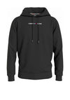 Tommy Jeans Linear Logo Hoodie, Black