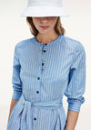 Tommy Hilfiger Pinstripe Shirt Dress, Blue & White