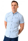 XV Kings by Tommy Bowe Beecroft Short Sleeved Shirt, Blue