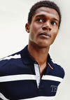 Tommy Hilfiger Block Stripe Polo Shirt, Desert Sky