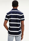 Tommy Hilfiger Block Stripe Polo Shirt, Desert Sky