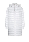 Tommy Hilfiger Womens Side Zip Coat, Optic White