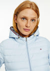 Tommy Hilfiger Womens Duck Down Short Jacket, Breezy Blue