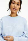 Tommy Hilfiger Womens Graphic Sweatshirt, Breezy Blue