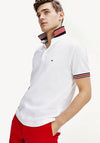 Tommy Hilfiger Contrast Tipped Collar Polo Shirt, White