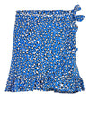 Tommy Hilfiger Girls Leopard Print Skirt, Blue