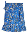 Tommy Hilfiger Girls Leopard Print Skirt, Blue