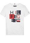 Tommy Hilfiger Baby Boys Squares T-Shirt, White