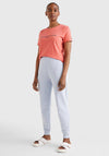 Tommy Hilfiger Womens Logo T-Shirt, Crystal Coral