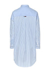 Tommy Jeans Womens Long Stripe Block Shirt, Blue