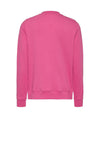 Tommy Jeans Womens Logo Light Sweatshirt, Pink Alert