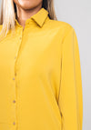 Seventy1 Asymmetric Trim Shirt, Mustard