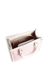 Valentino Handbags Bar Small Grab Bag, Pink & White