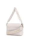 Valentino Medium Logo Crossbody Bag, Ecru