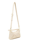 Valentino Handbags Ibiza Square Woven Shoulder Bag, Off White