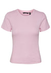 Vero Moda Ezra Short Sleeve Top, Bonbon