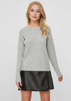 Vero Moda Doffy Knit Jumper, Light Grey