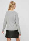 Vero Moda Doffy Knit Jumper, Light Grey