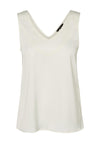 Vero Moda Rana V Neck Top, Cream