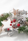 Verano Christmas Three Candle Holder Table Centre Piece