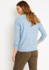 White Stuff Anchor Marl Cardigan, Light Blue