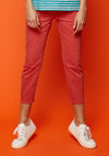 White Stuff Ash Straight Cropped Jeans, Desert Red