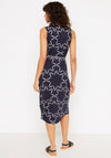 White Stuff Avery Printed Wrap Dress, Navy