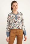 White Stuff Eta Vintage Floral Shirt, Cream Multi