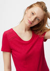 White Stuff Frances T-Shirt, Raspberry Pink