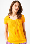 White Stuff Hannah Fairtrade Cotton T-Shirt, Yellow