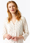 White Stuff Isobel Embroidered Print Top, Ivory