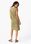 White Stuff Lena Fairtrade Cotton Dress, Yellow & Blue