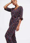 White Stuff Leonie Blossom Print Jumpsuit, Navy