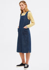 White Stuff Moonshine Denim Pinafore Dress, Navy