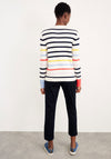 White Stuff Rainbow Stripe Jumper, Cream Multi