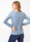 White Stuff Stripes Galore Long Sleeve T-Shirt, Blue