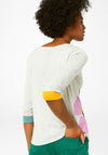 White Stuff Summer Bloom Jumper, Grey Multi