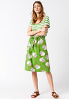 White Stuff Sunny Coast Cotton Skirt, Green