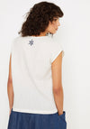 White Stuff Wild Fly Star Print Top, White