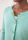 White Stuff Lulu Light Knit Cardigan, Mint Green